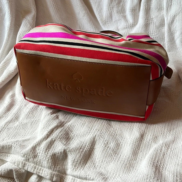 KATE SPADE - Stevie striped hobo bag ♠️🩷❤️NWT - Picture 11 of 13